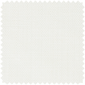 The swatch of Luxe Linen in Oyster shows a soft, warm white color with a natural woven texture